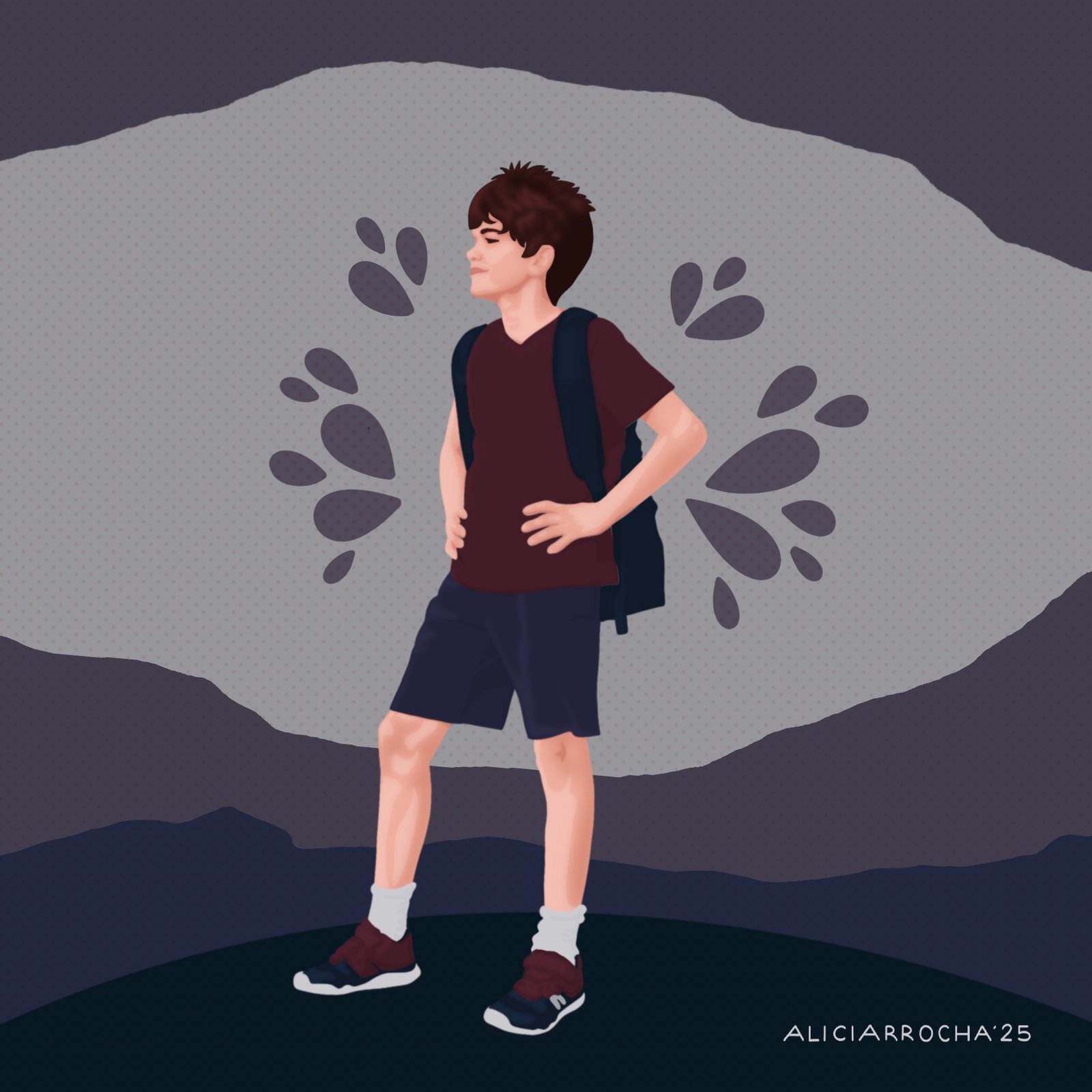 ilustración de Alicia Rocha para el proyecto 365 días