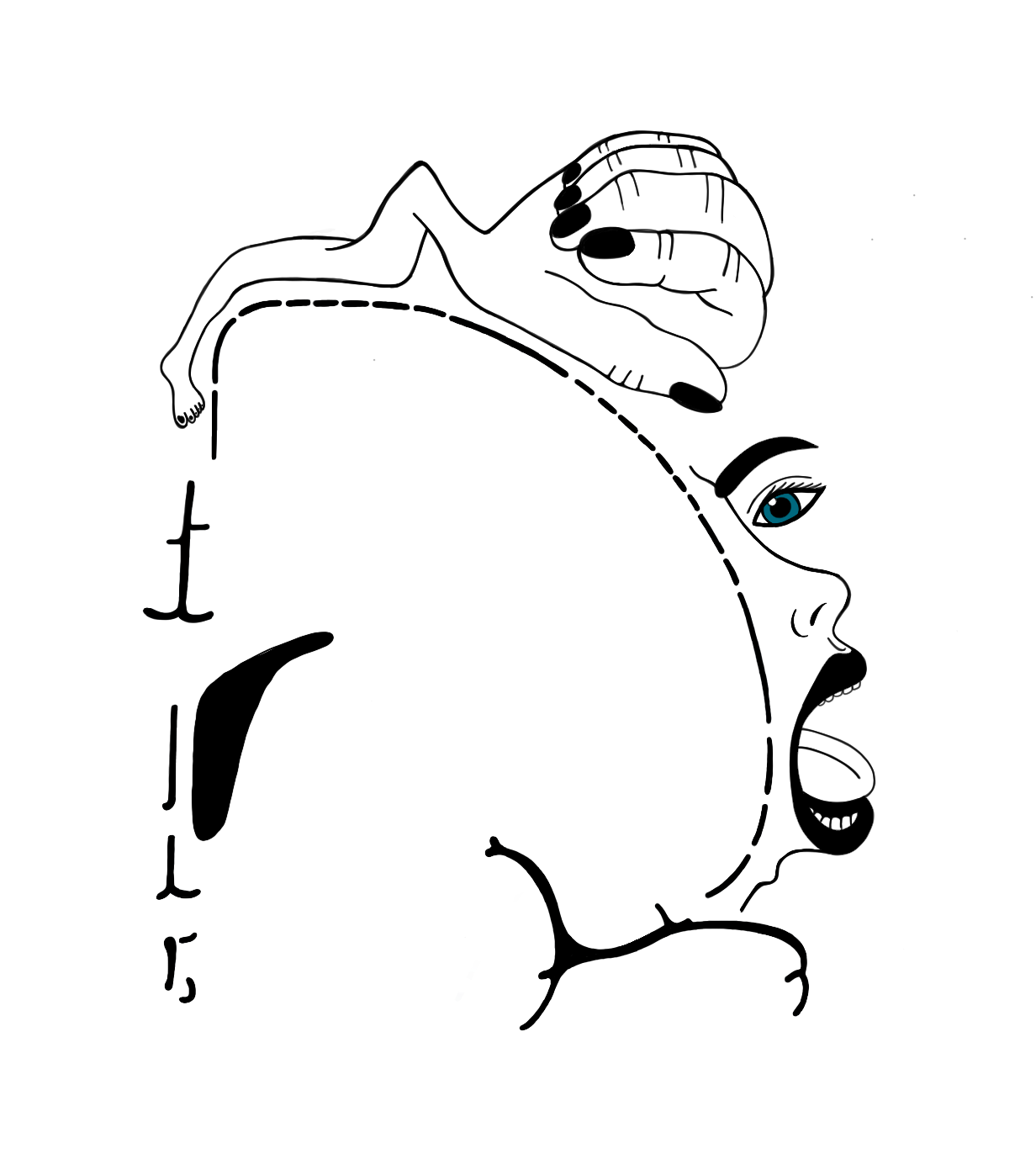 ilustración para Unha mente que voa creada por Alicia Rocha Novoa