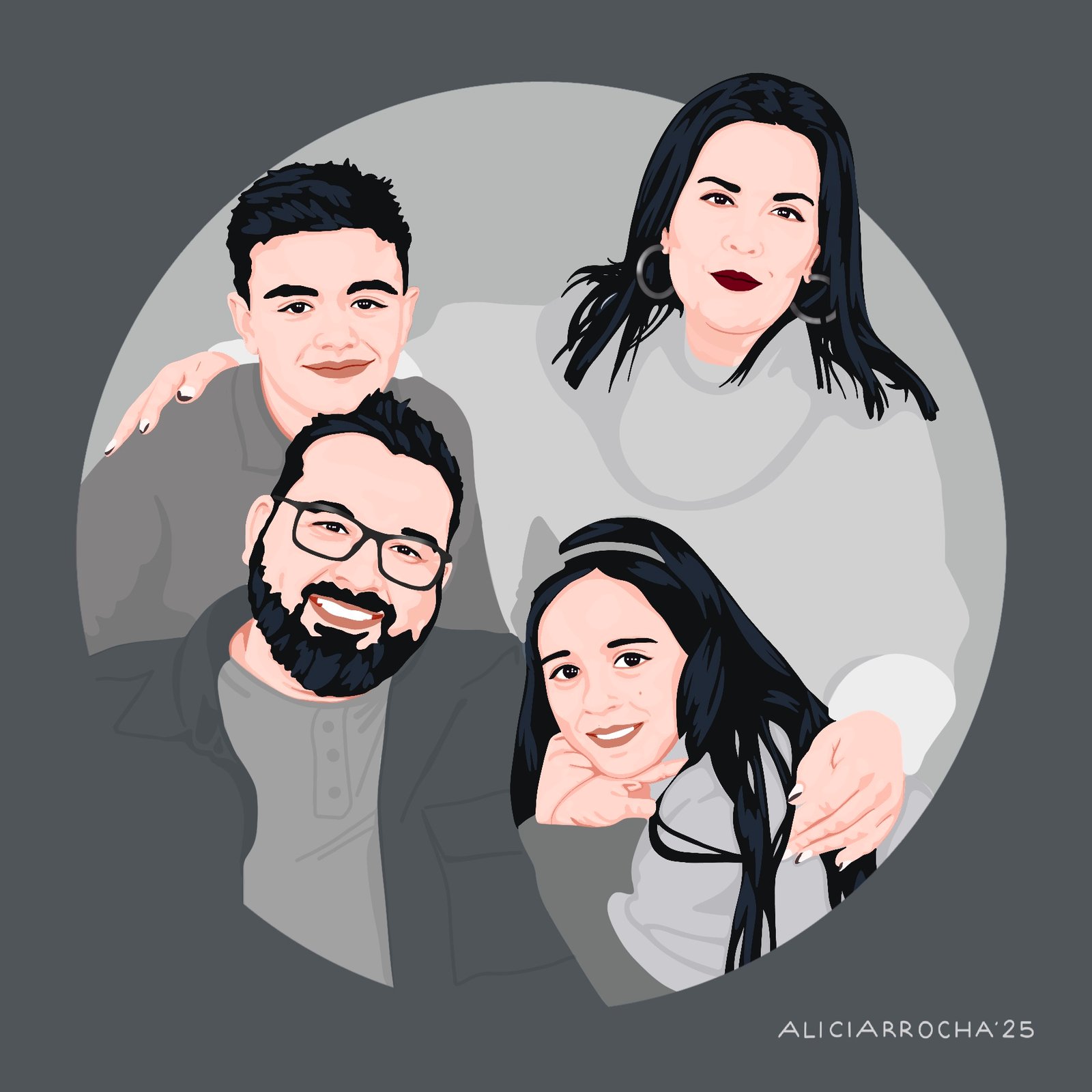 ilustración de Alicia Rocha para el proyecto 365 días