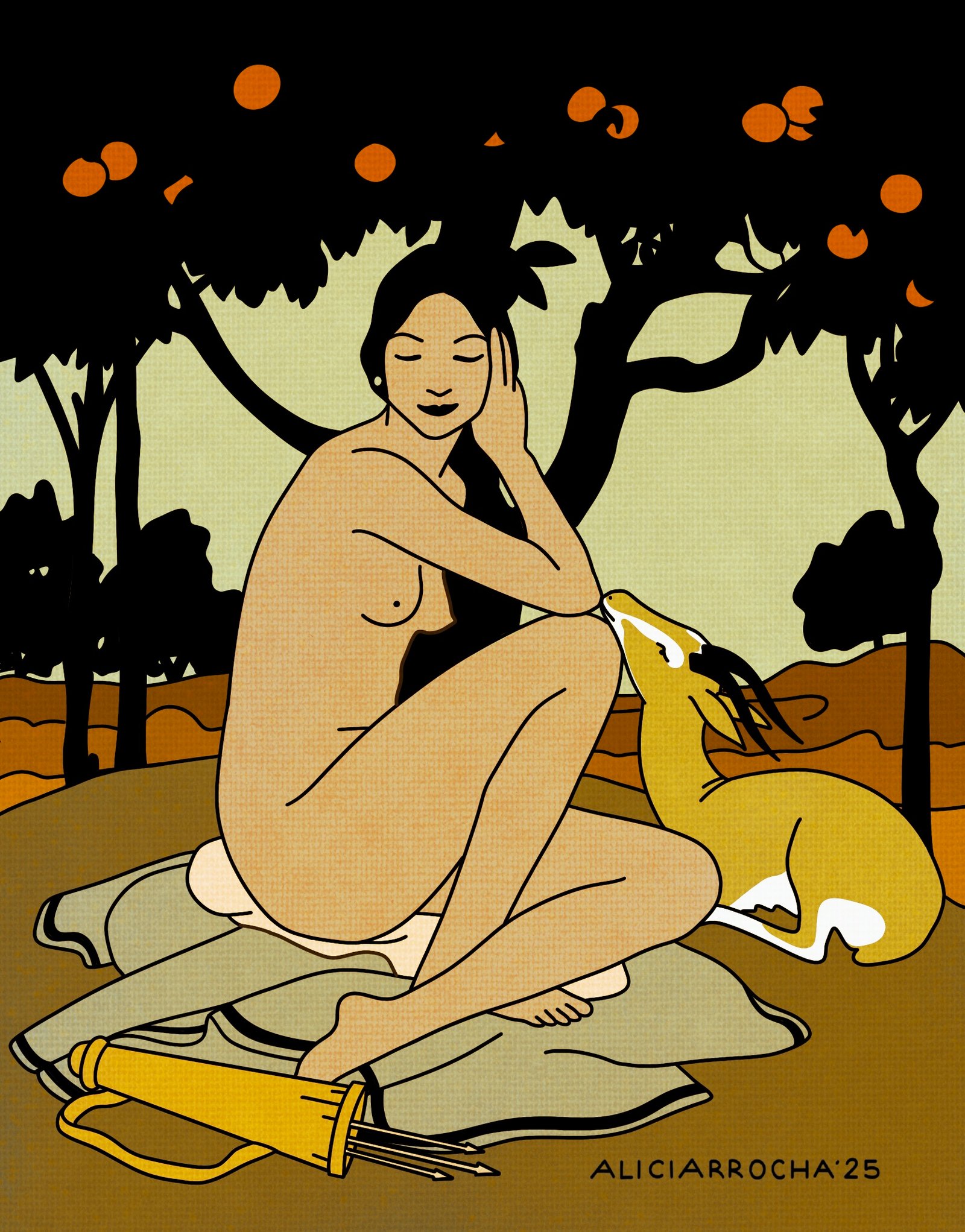 ilustración de Alicia Rocha para el proyecto 365 días